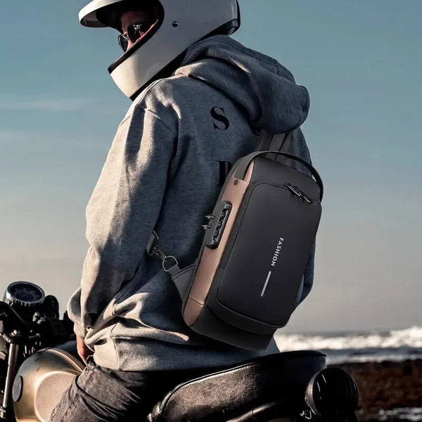 Bolso Cruzado Antirrobo Hombre